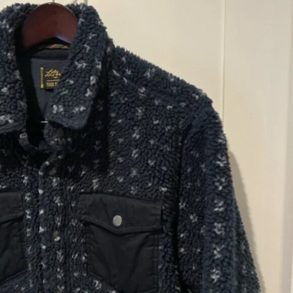 L.L.Bean x Todd Snyder Hi-Pile Sherpa Jacket Birdseye Navy- Medium NWOT - Picture 2 of 4